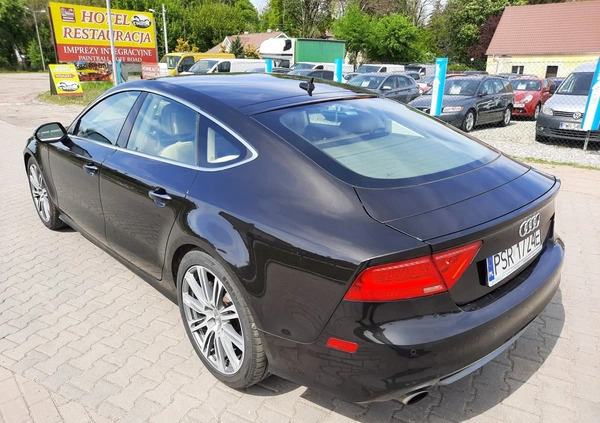 Audi A7 cena 69900 przebieg: 207030, rok produkcji 2013 z Krzanowice małe 781